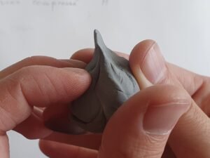 Gomme mie de pain modelé pour faire des lignes