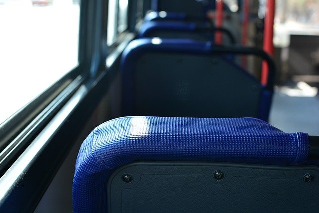 Interieur d'un bus